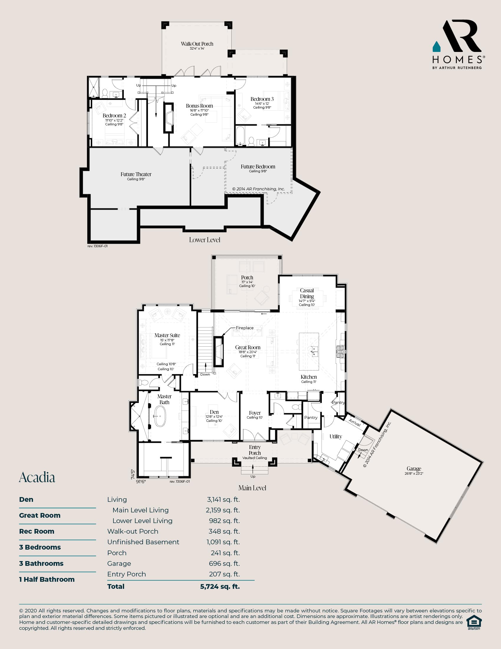 The Acadia Plan | AR Homes® by Arthur Rutenberg