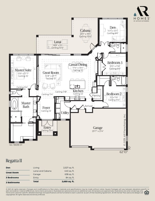 The Regatta II Plan | AR Homes® by Arthur Rutenberg